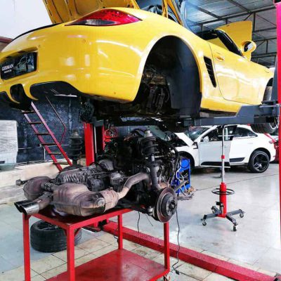 تعمیرگاه پورشه و بنز و بی ام و هیولا المان