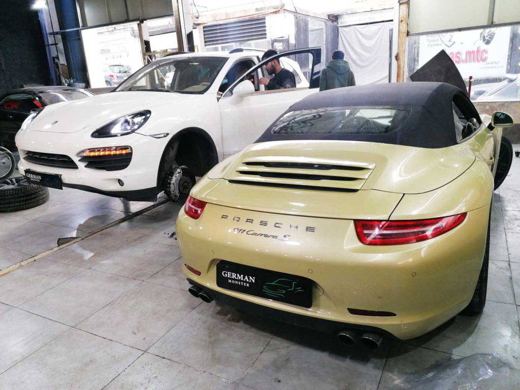 تعمیرگاه پورشه هیولا المان