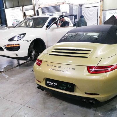 تعمیرگاه پورشه هیولا المان