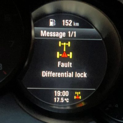 خطا و ارور پورشه Fault Differential lock