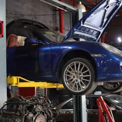 تعویض کمپرسور کولر پورشه باکستر