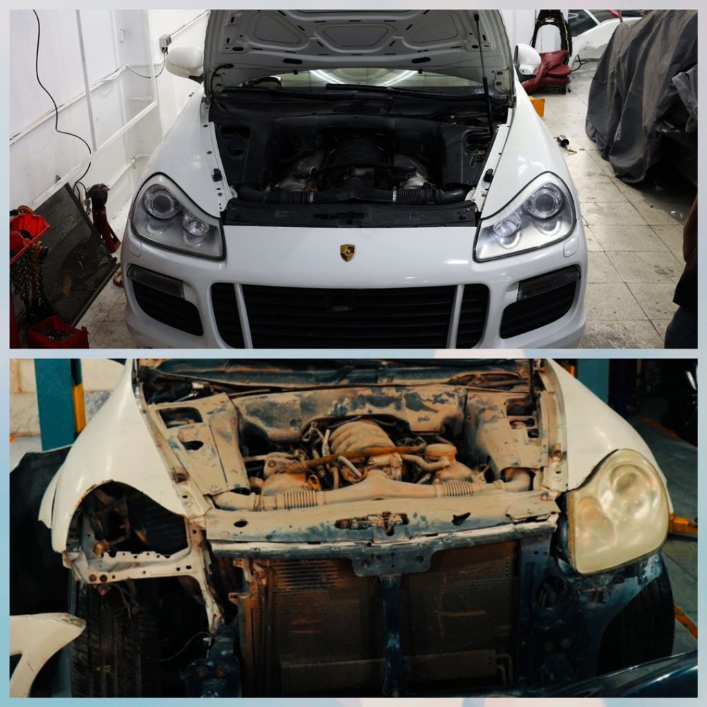 بازسازی پورشه کاین اتاق قدیم هزینه بازسازی پورشه کاین