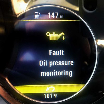 خطا و ارور پورشه باکستر Oil pressure monitoring