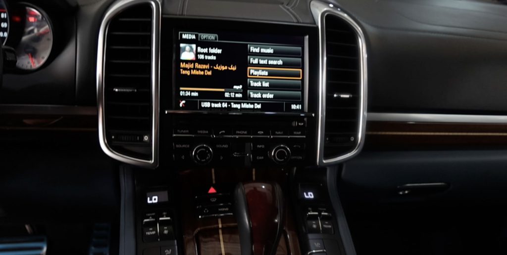 آپشن های پورشه کاین