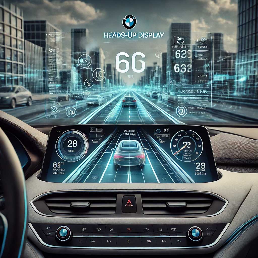 i8 نمایشگر هد آپ بی ام و