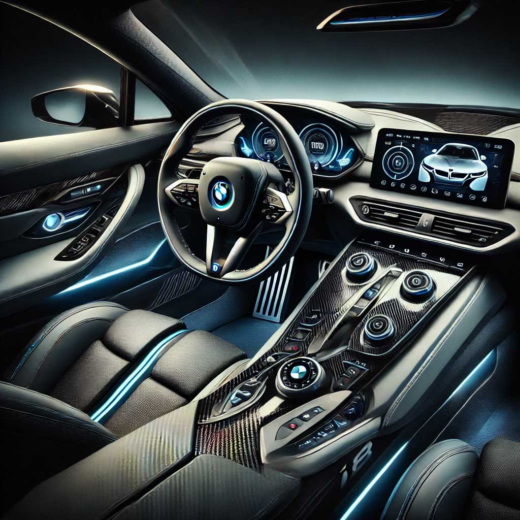 i8 طراحی داخلی بی ام و