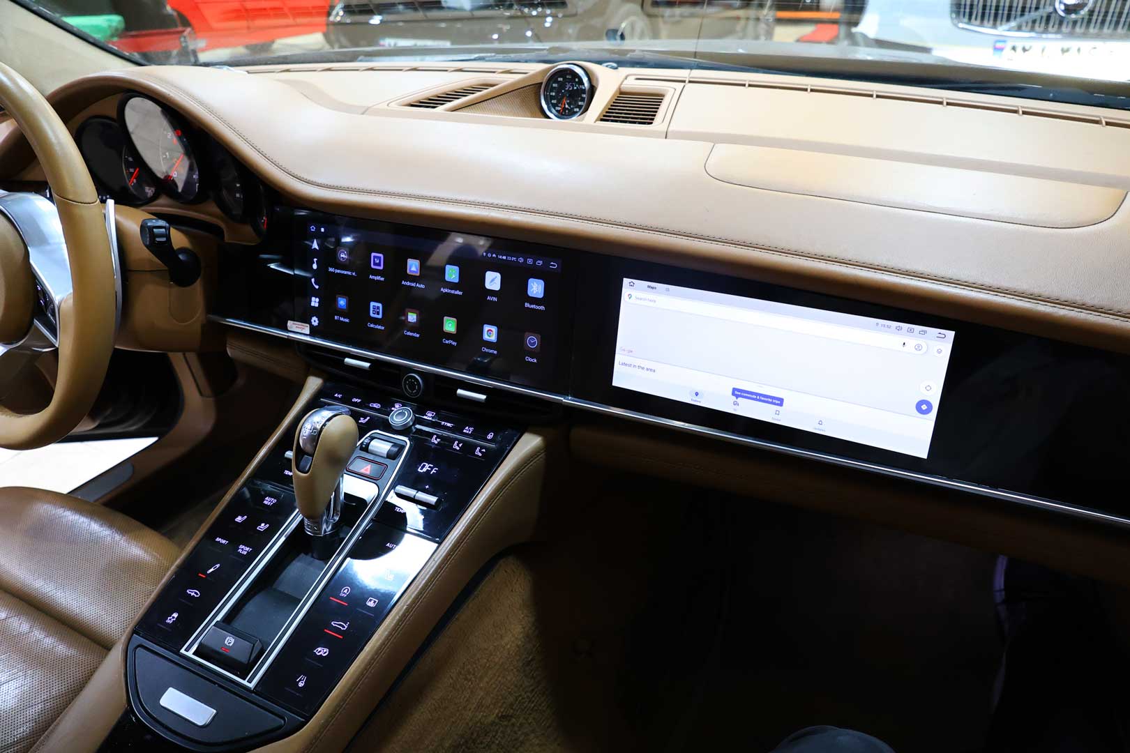 مانیتور دو تکه پورشه پانامرا مدل 2022