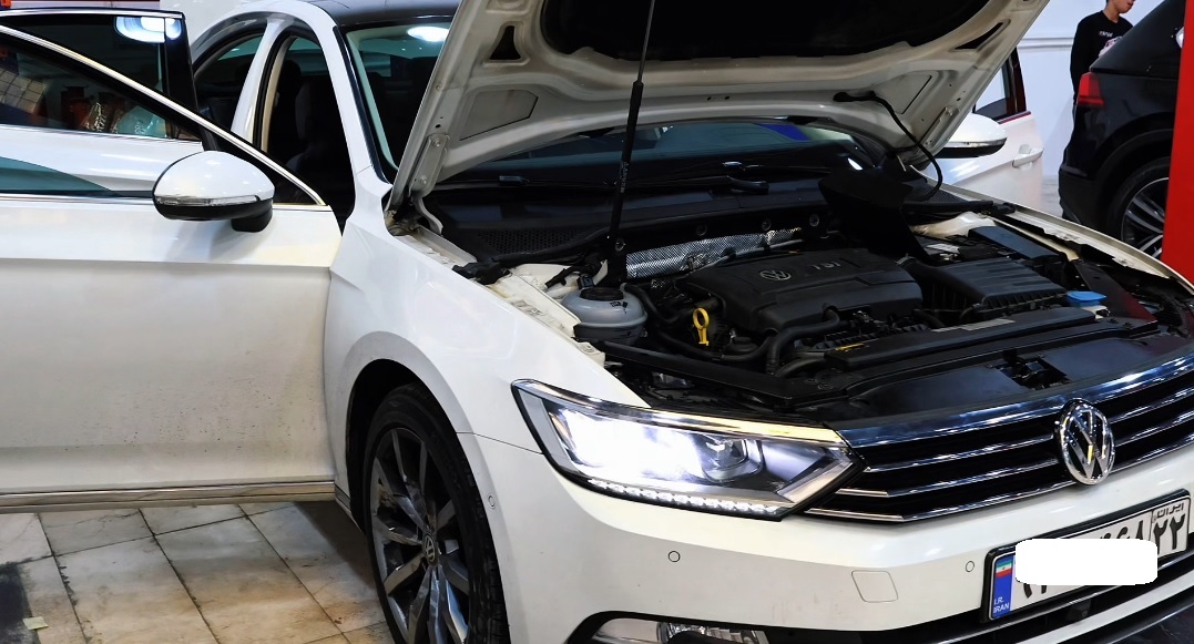 کیپ شدن بخاری فولکس واگن تیگوان