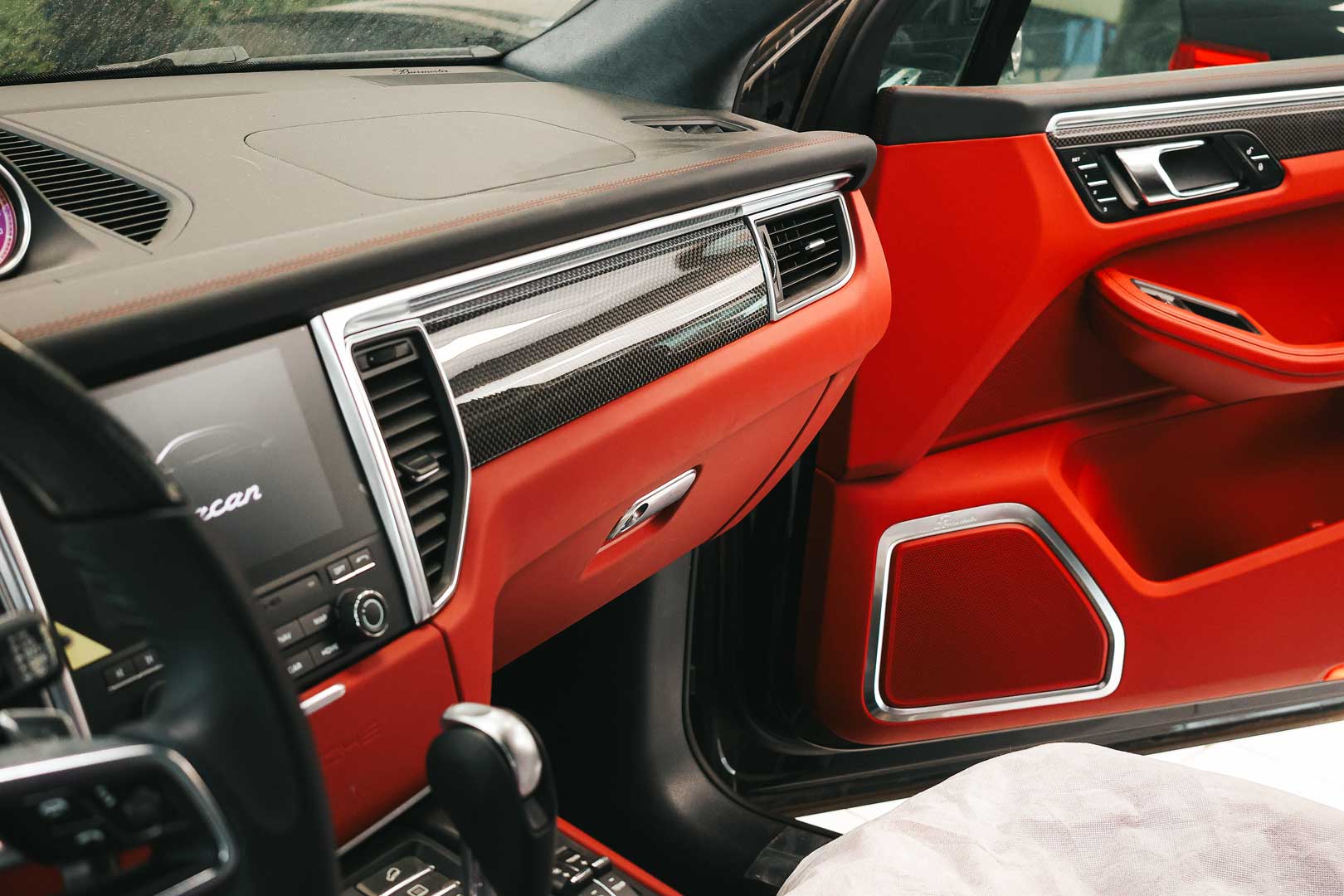 تریم فیبر کربن پورشه ماکان