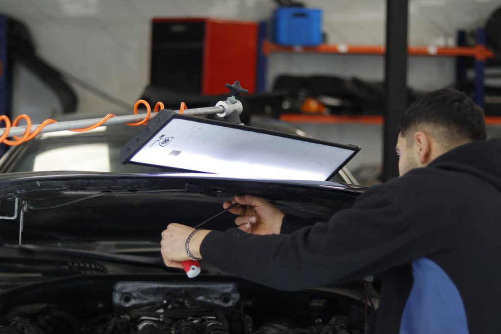 ترمیم بدنه پورشه با پی دی آر