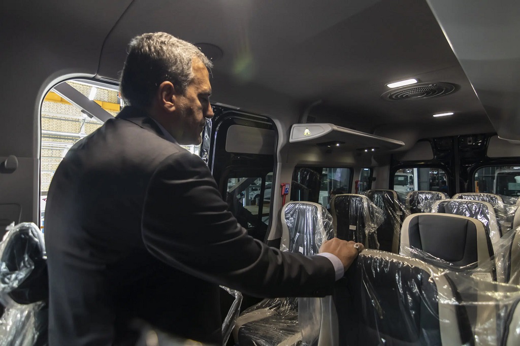 بازدید معاون حمل‌ونقل کشور از کارخانه سروش موتور مبنا نمایندگی 308