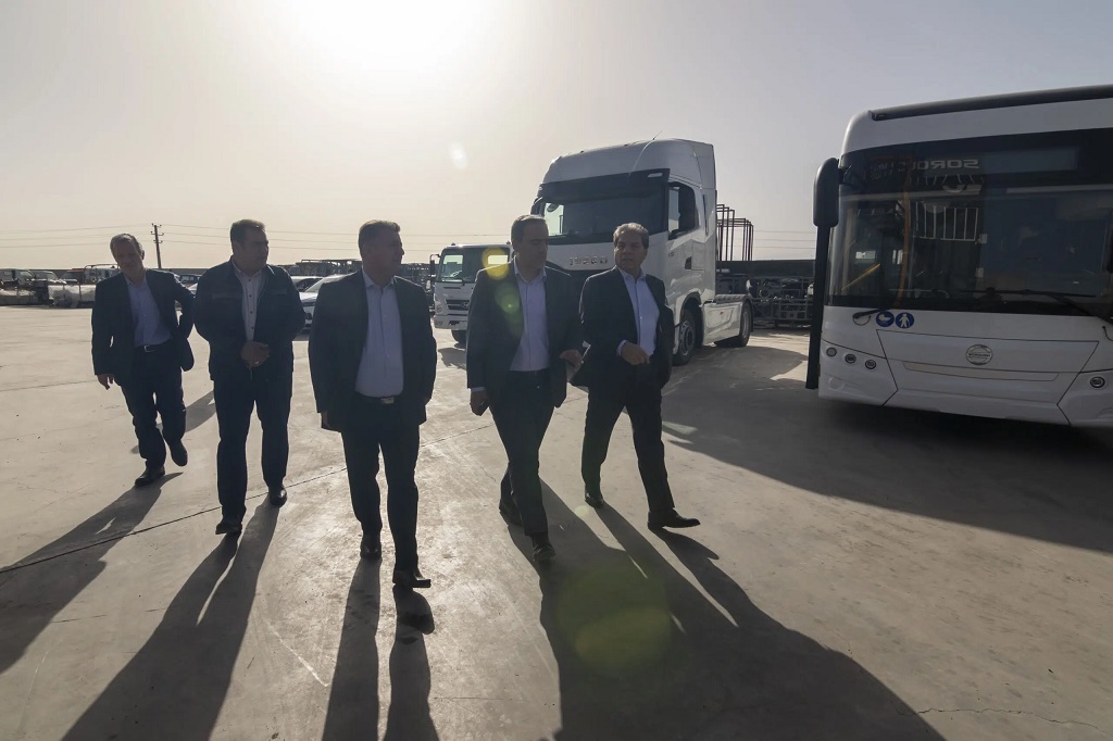 بازدید معاون حمل‌ونقل کشور از سروش موتور مبنا