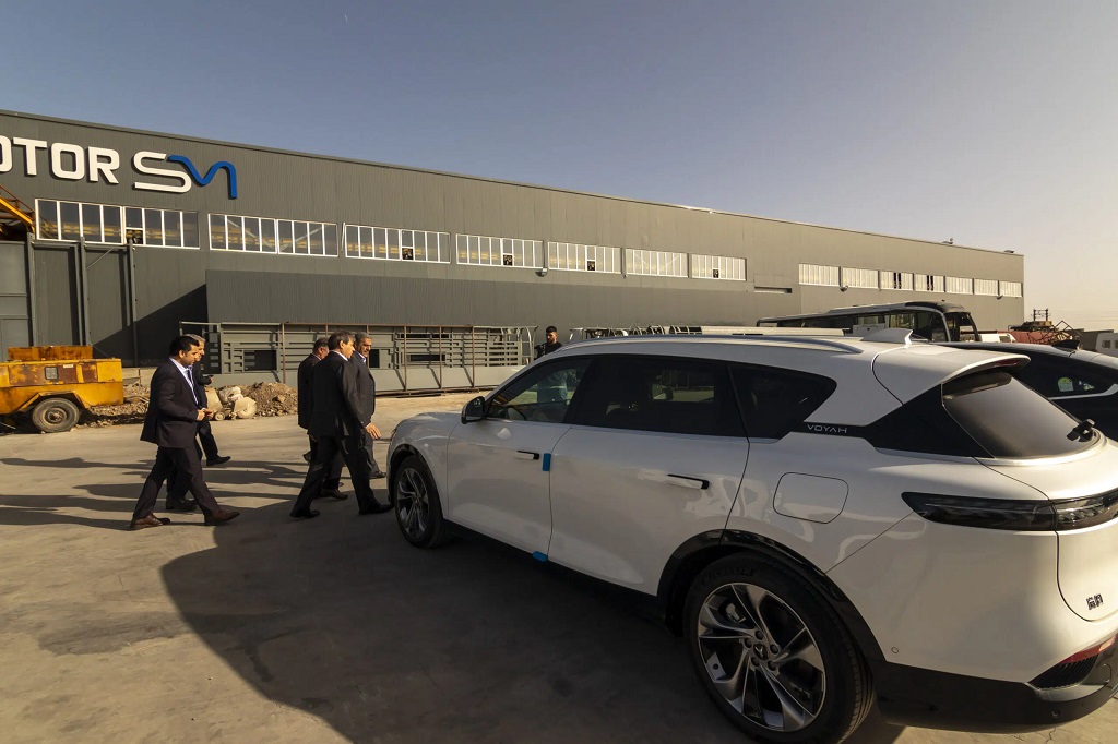 بازدید معاون حمل‌ونقل از کارخانه سروش موتور مبنا نمایندگی 308