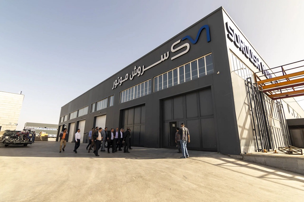 بازدید معاون حمل‌ونقل از کارخانه سروش موتور نمایندگی 308