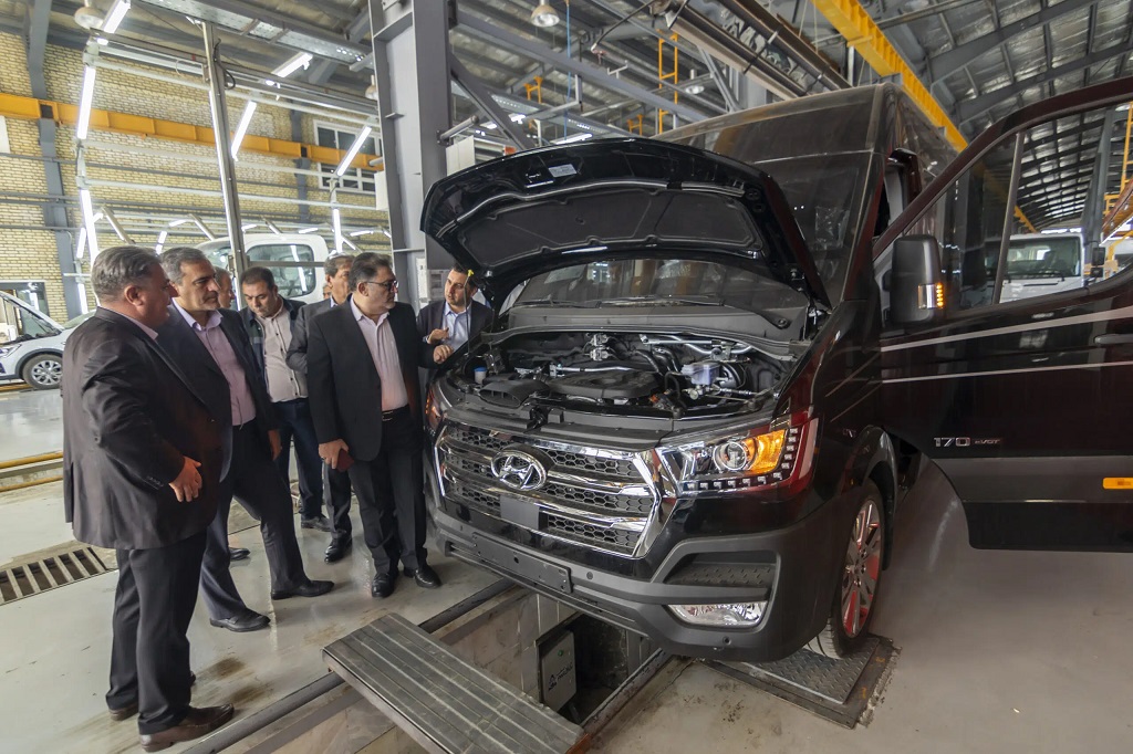 دیدار معاون حمل‌ونقل کشور از کارخانه سروش موتور مبنا