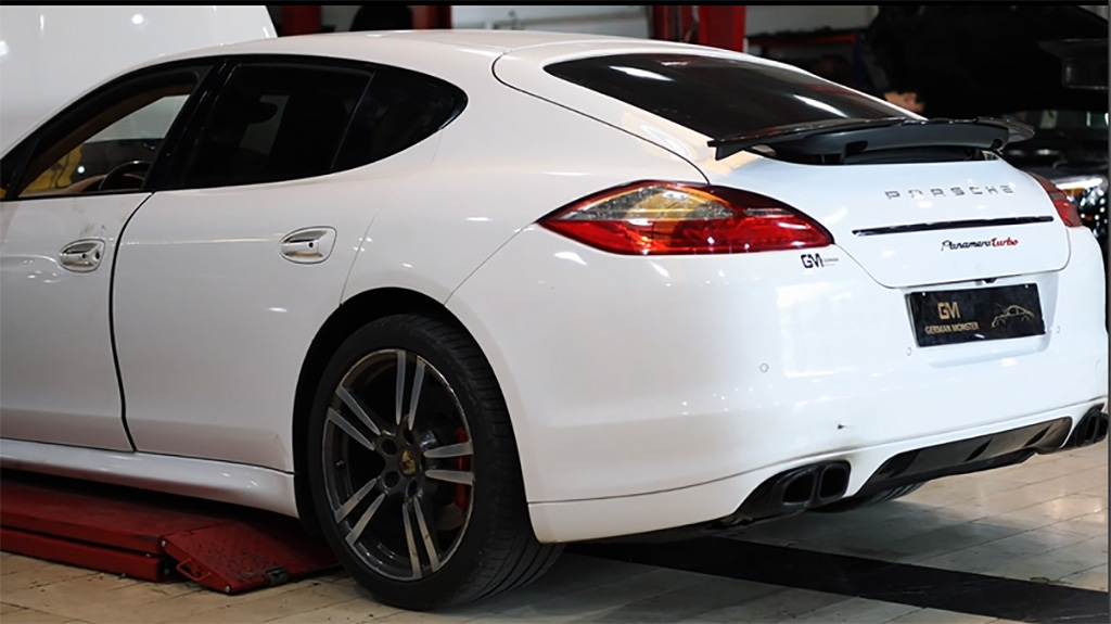 تغییر سایز لاستیک پورشه