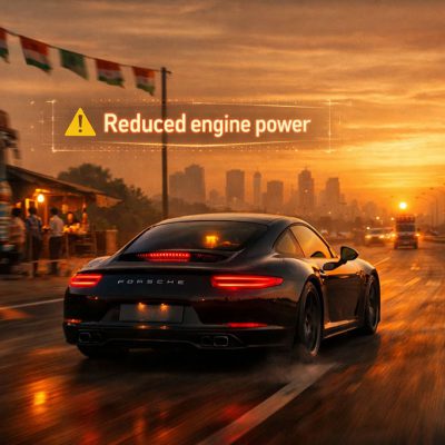 Error Reduced Engine Power In Porsche-India
