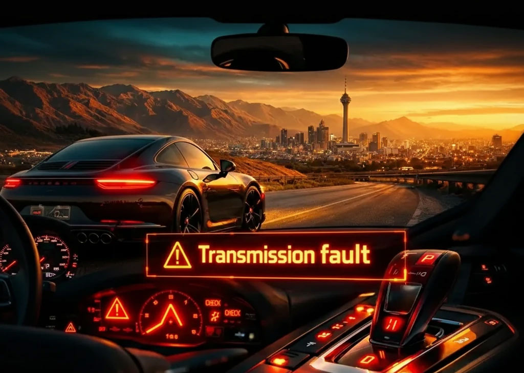 ارور Transmission fault در پورشه