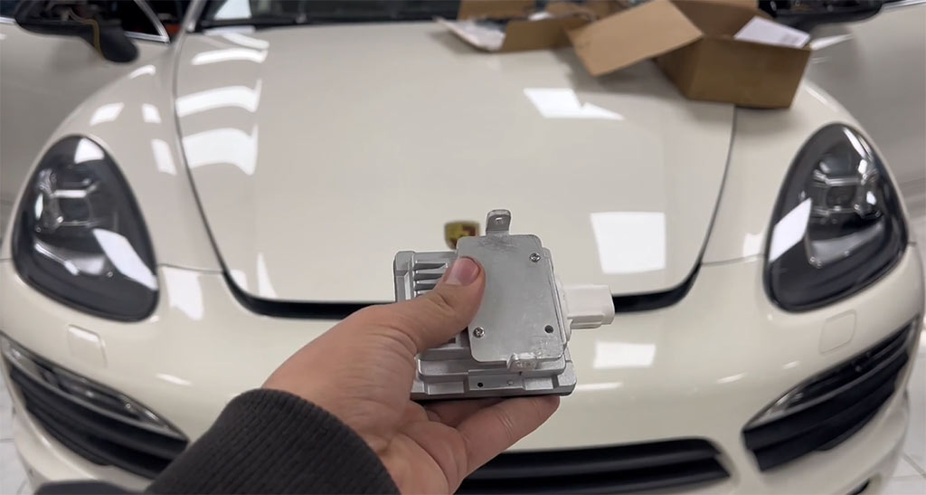 کمبود دید ماشین در پورشه کاین