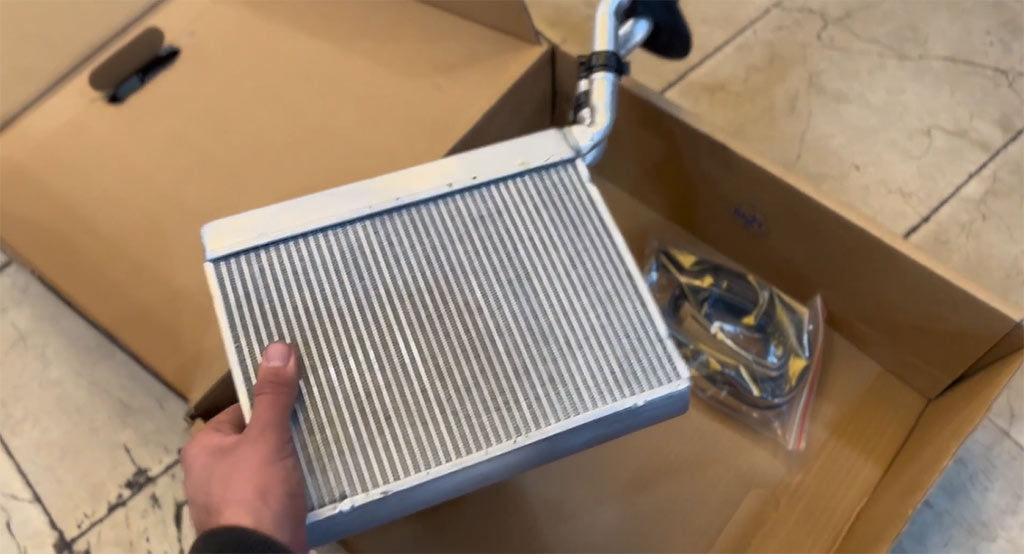 کیپ شدن رادیات بخاری پورشه